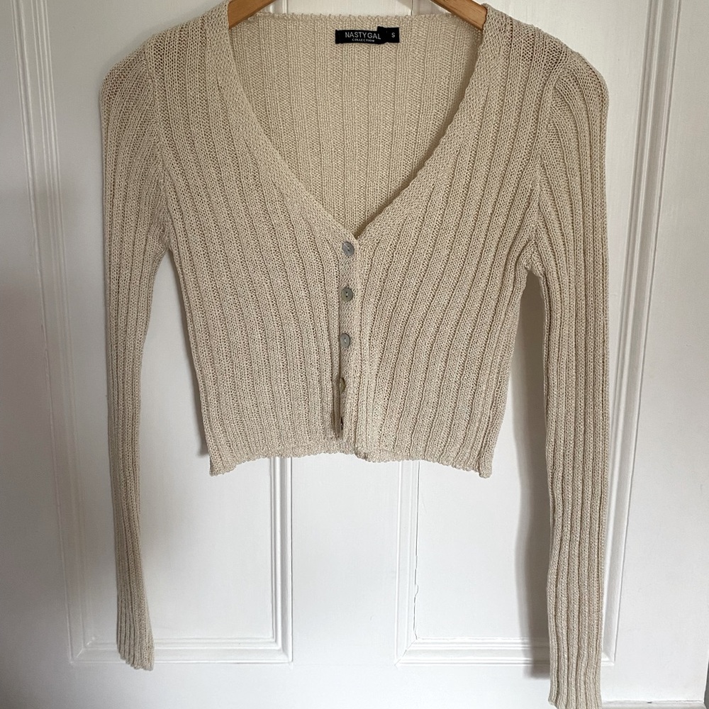 Nasty Gal crop cardigan